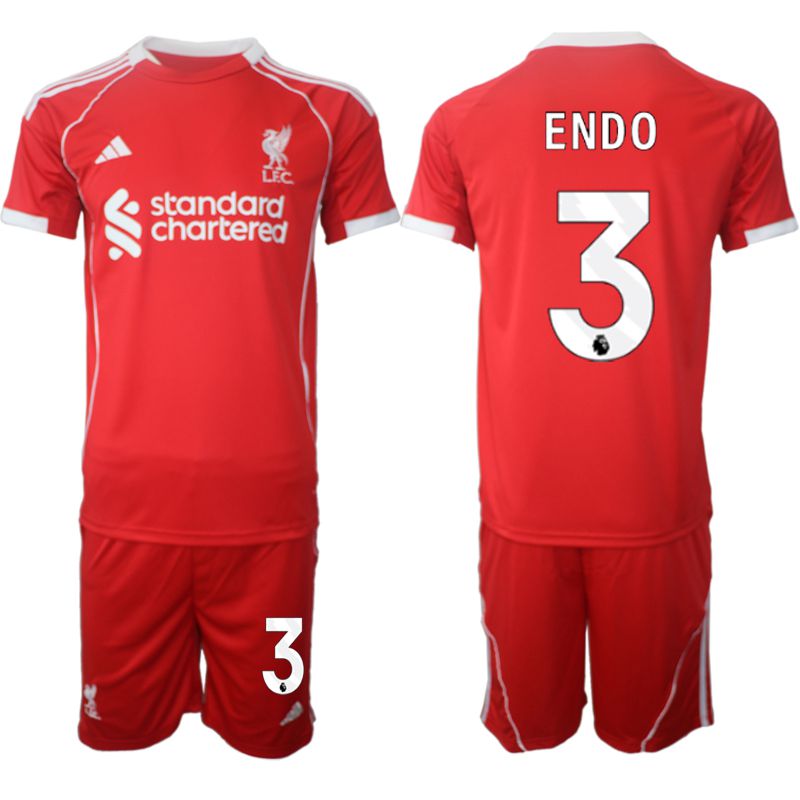 Men 2025-2026 Season Club Liverpool home red 3 Soccer Jersey